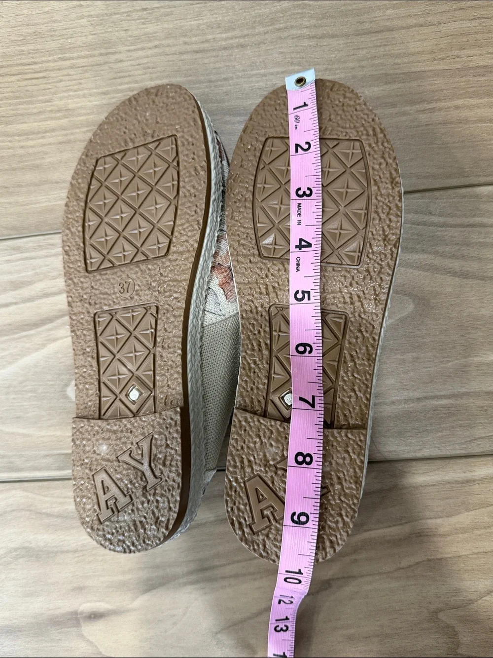 Floral Canvas Slip-On Espadrilles in Cream and Blush